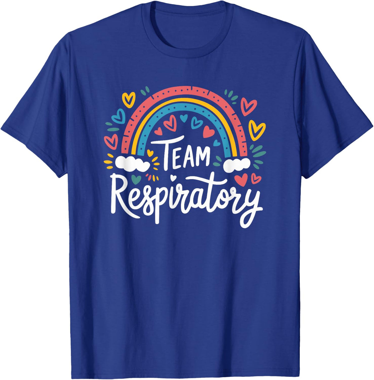 RT Technician Squad Pulmonary Therapist, Team Respiratory T-Shirt - Royal Blue