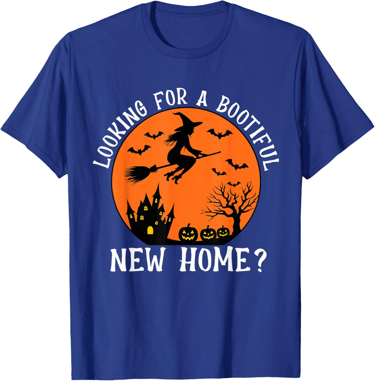Halloween Real Estate Agent Broker Outfits Funny Realtor T-Shirt - Royal Blue