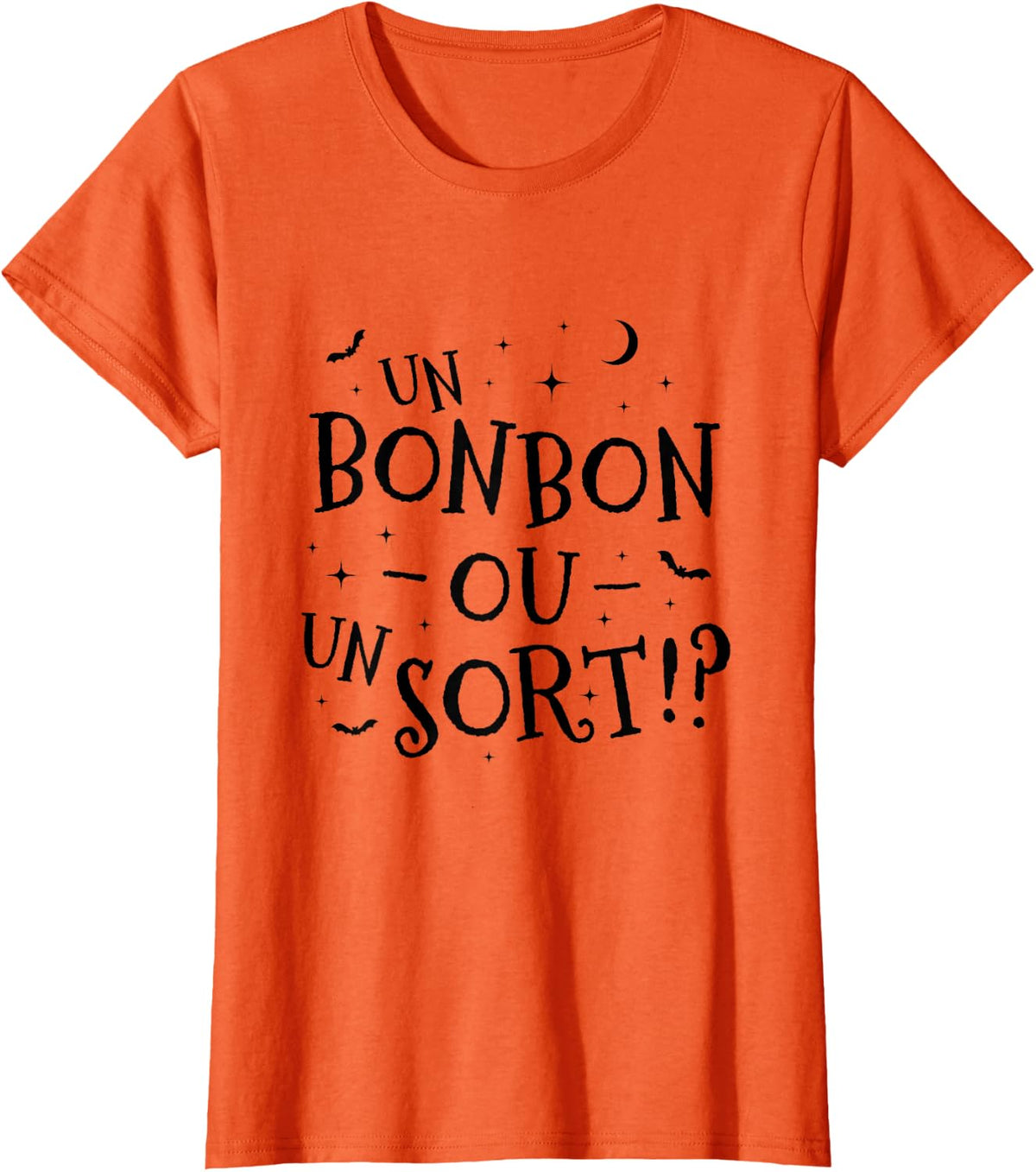 French Halloween T-Shirt - Orange