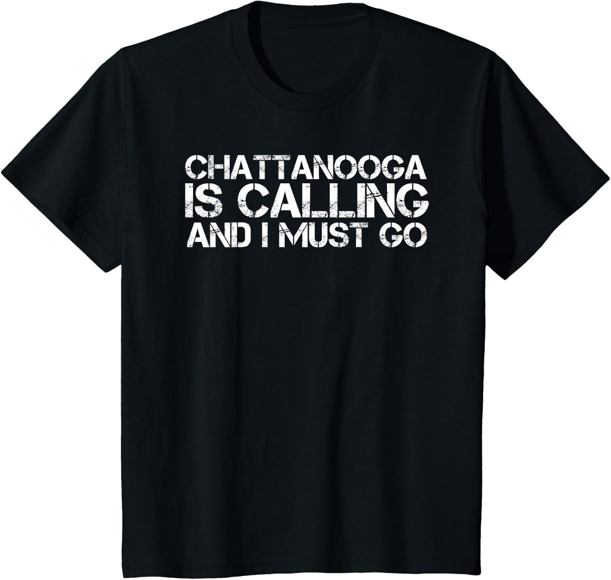 CHATTANOOGA TN TENNESSEE Funny City Trip Home Roots USA Gift T-Shirt - Black