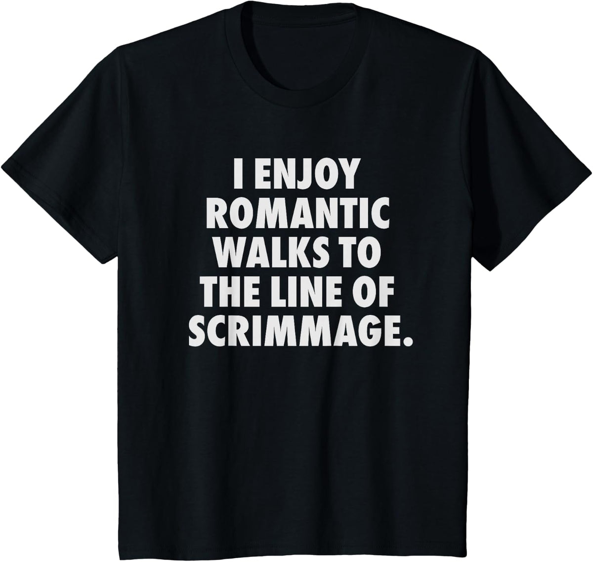 Funny Football Lineman for Men Offensive T-Shirt - Black