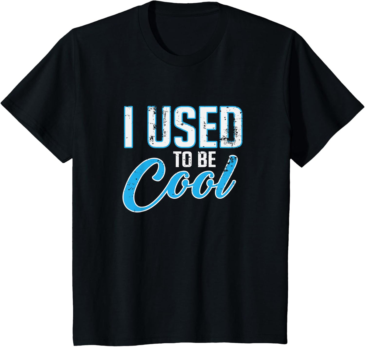 Used To Be Cool Funny MidLife Crisis Parenting T-Shirt - Black