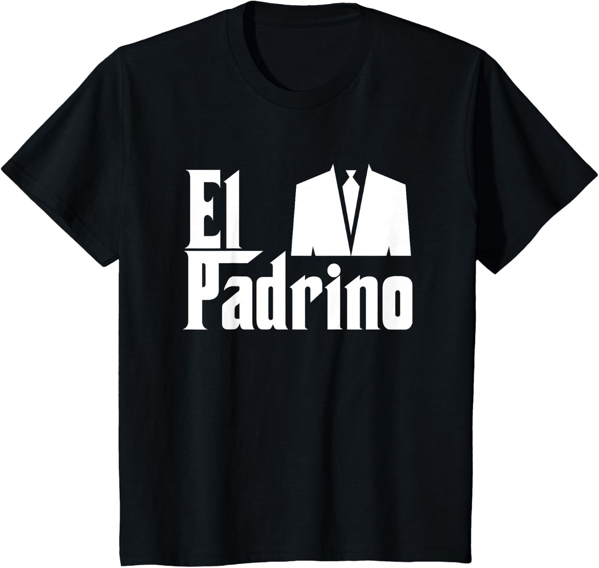 El Padrino Godfather Compadre Godparent Gift T-Shirt - Black