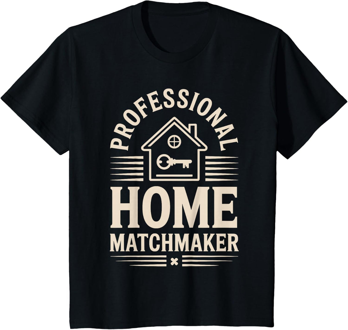 Funny Real Estate Agent T-Shirt Tee for Realtors Men Women - Black