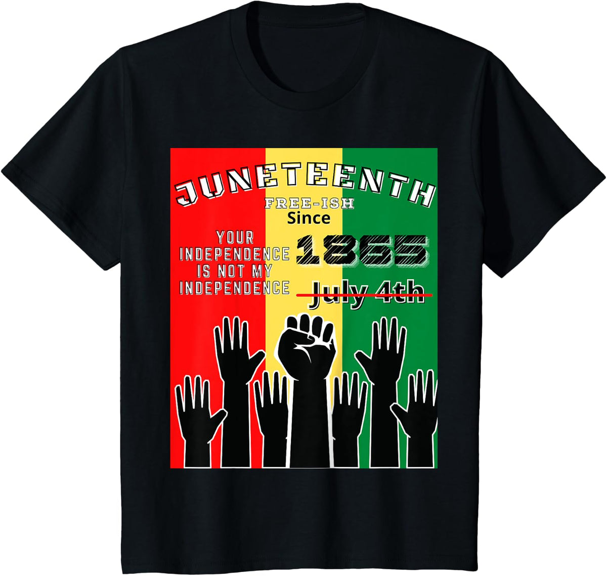 Juneteenth T-Shirt - Black