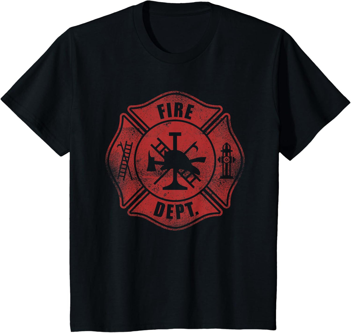 Fireman T-Shirt - Black