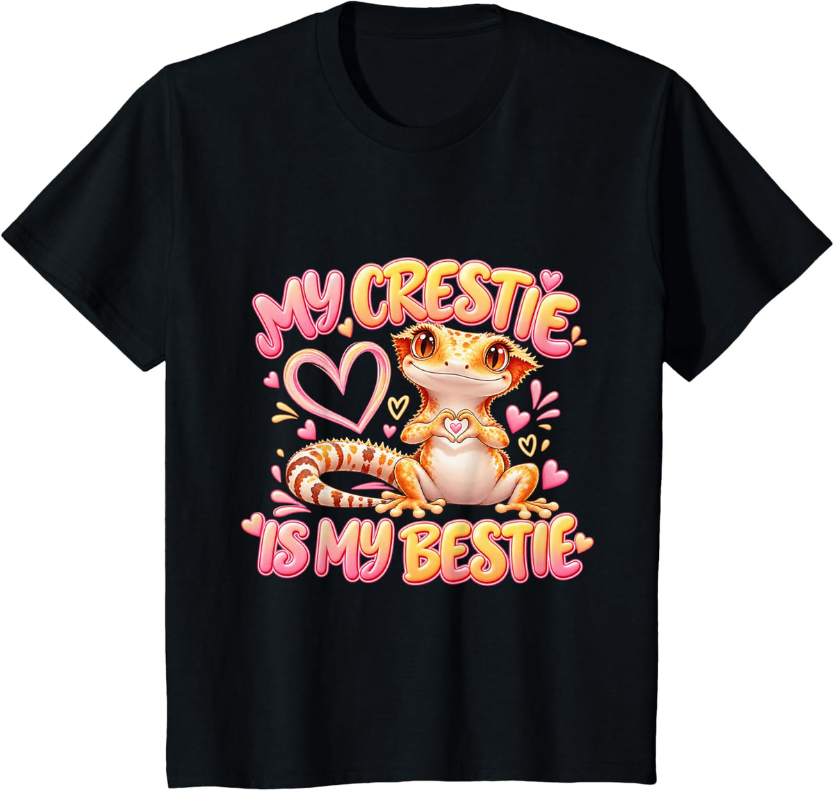 My Crestie is My Bestie T-Shirt - Black