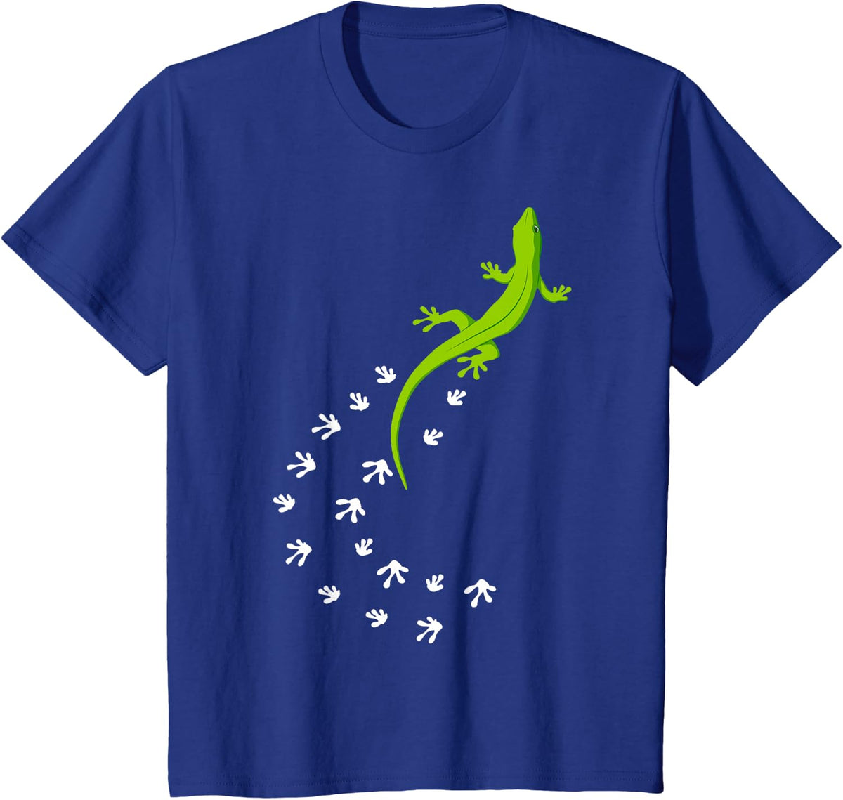Cool Lizard Design For Men Women Gecko Pet Animal Creature T-Shirt - Royal Blue