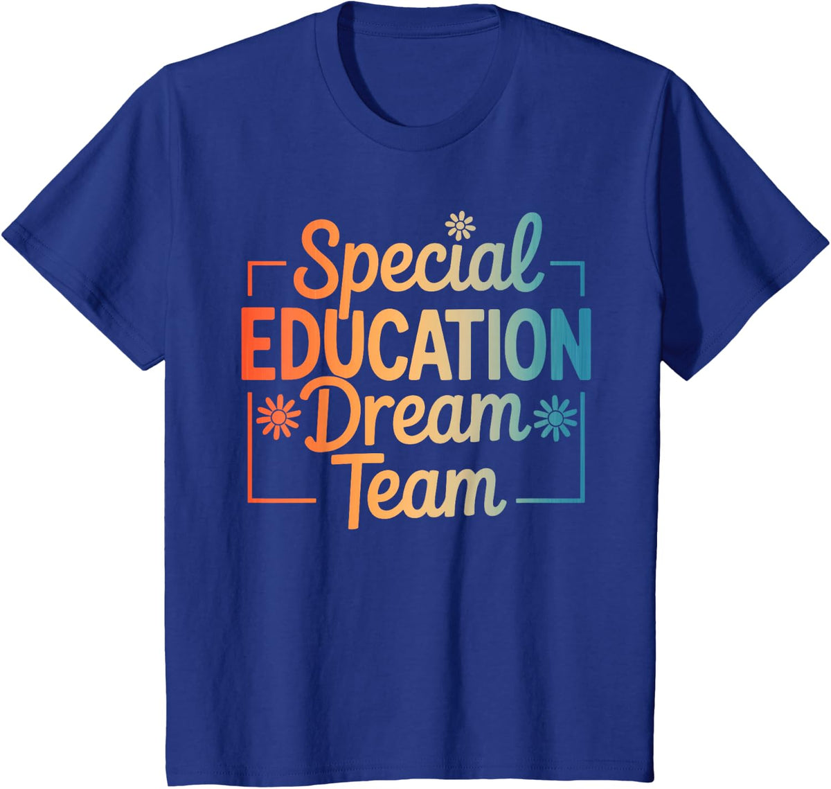 SPED Teacher Art for Men Women Special Education Teacher T-Shirt - Royal Blue