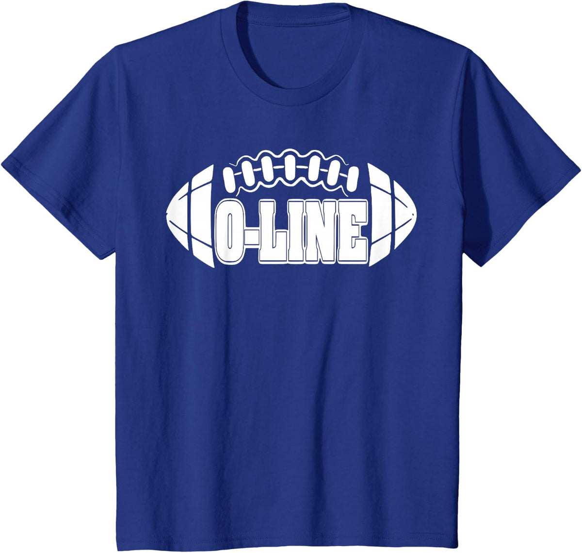 Football O-Line Offensive Lineman Tee Shirt for Men Women T-Shirt - Royal Blue