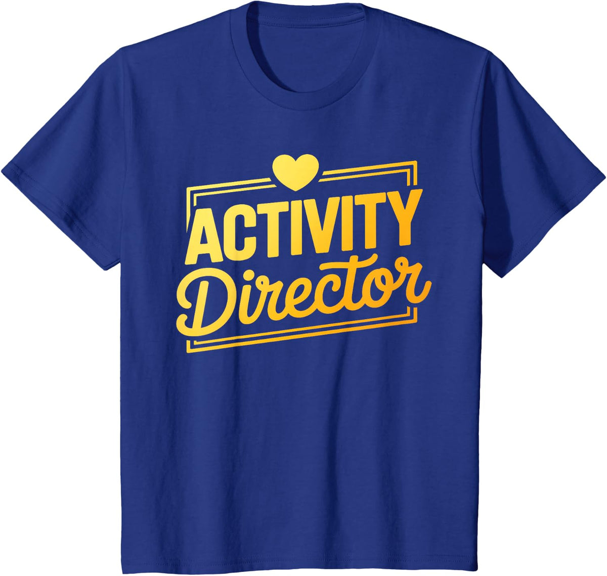 Activity Director Costume for Men Women Kids Cute Director T-Shirt - Royal Blue