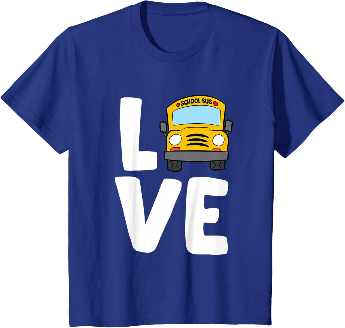 Love School Bus Driver Schoolbus Funny Busdriver T-Shirt - Royal Blue