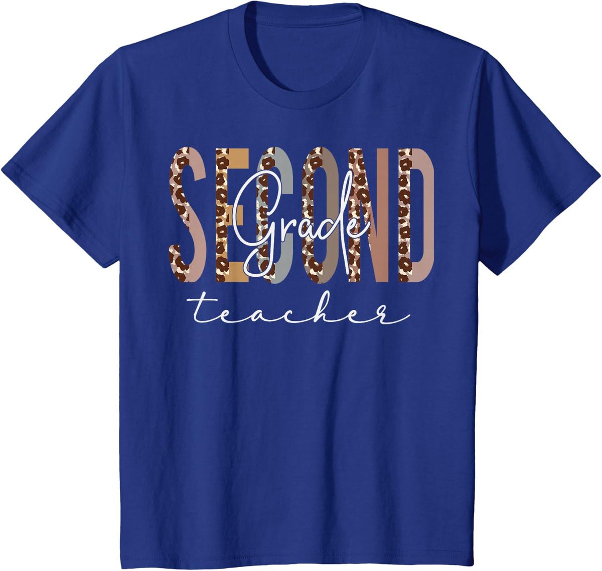 Anerkennungsleopard für Lehrer der zweiten Klasse, T-Shirt - Royal Blue