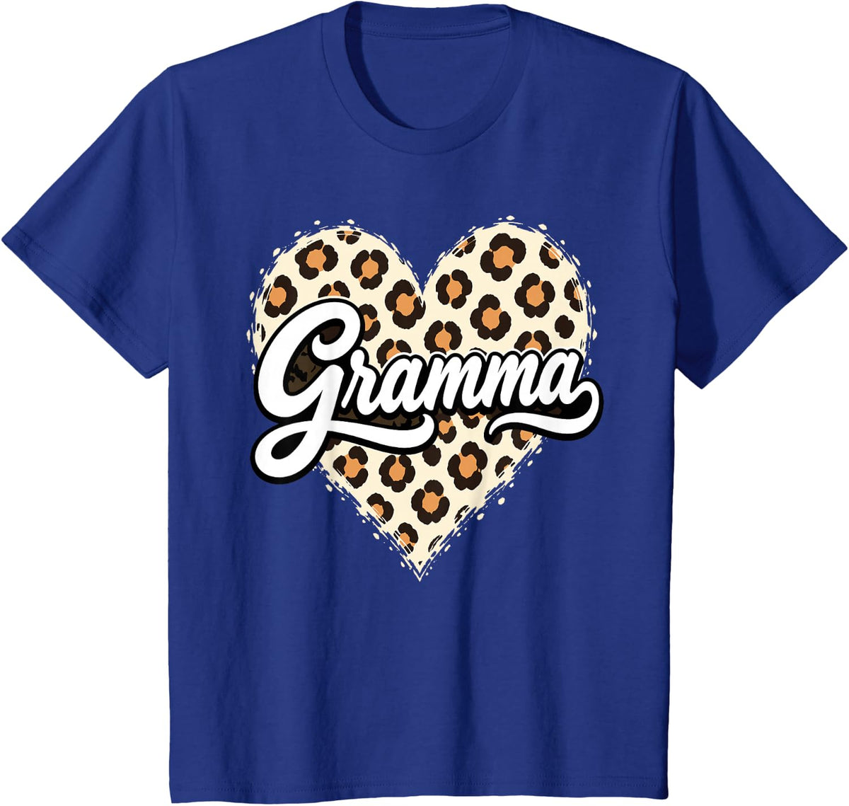 Gramma Art for Grandma Women Grandkids First Time Gramma T-Shirt - Royal Blue