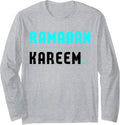 Ramadan Kareem Long Sleeve T-Shirt - Adult Unisex Heather Grey