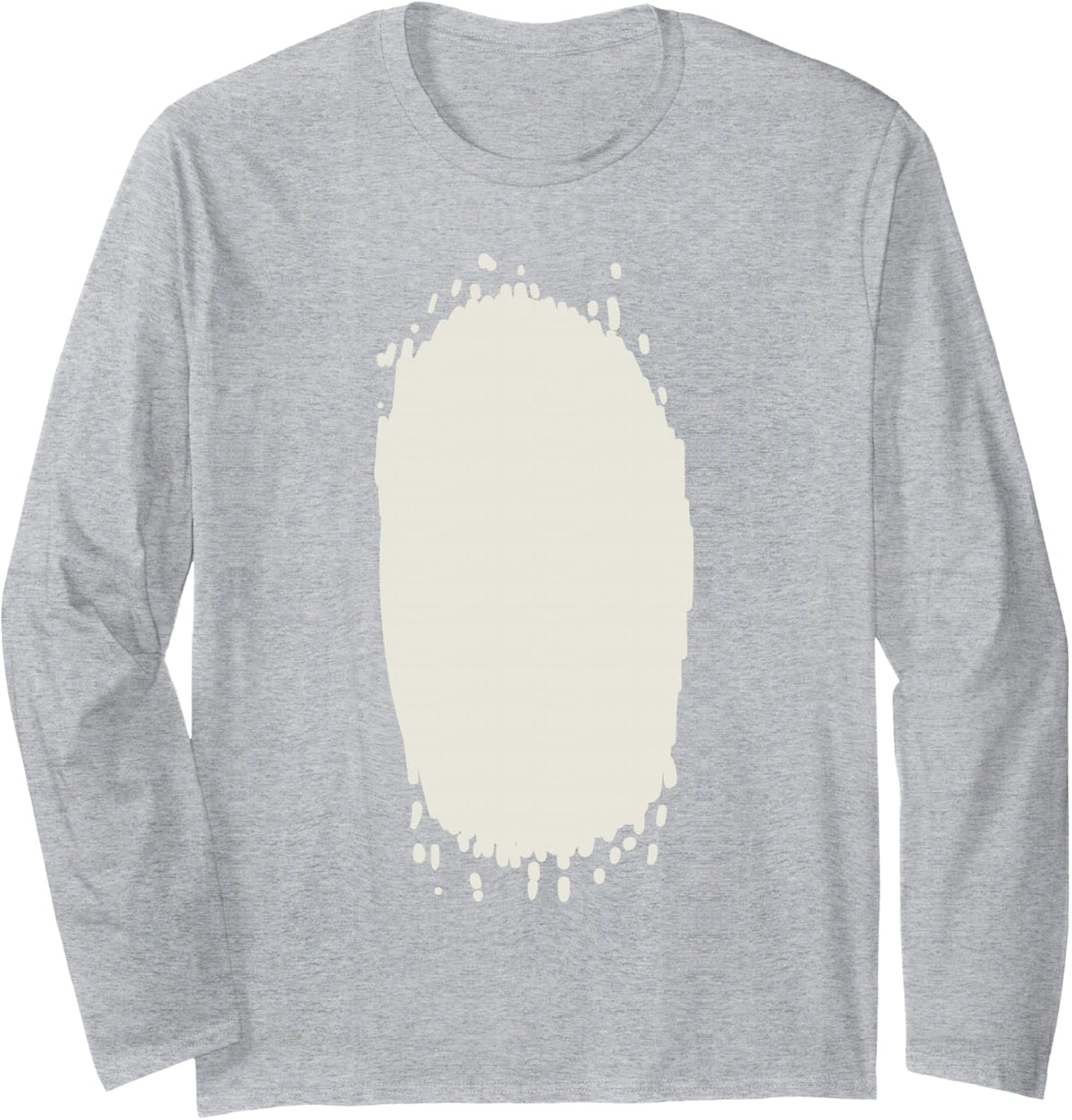 Sea Otter Funny Animal Lazy DIY Costume Easy Halloween 2019 Long Sleeve T-Shirt - Adult Unisex Heather Grey