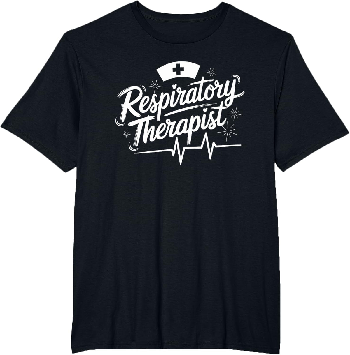 Respiratory Therapist, Pulmonary RT Respiratory Nursing T-Shirt - Black