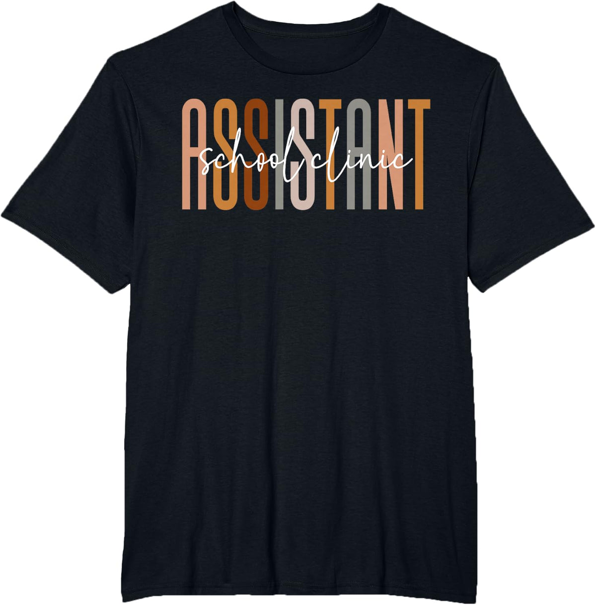 school clinic Assistant Squad Funny school clinic Assistant T-Shirt - Black