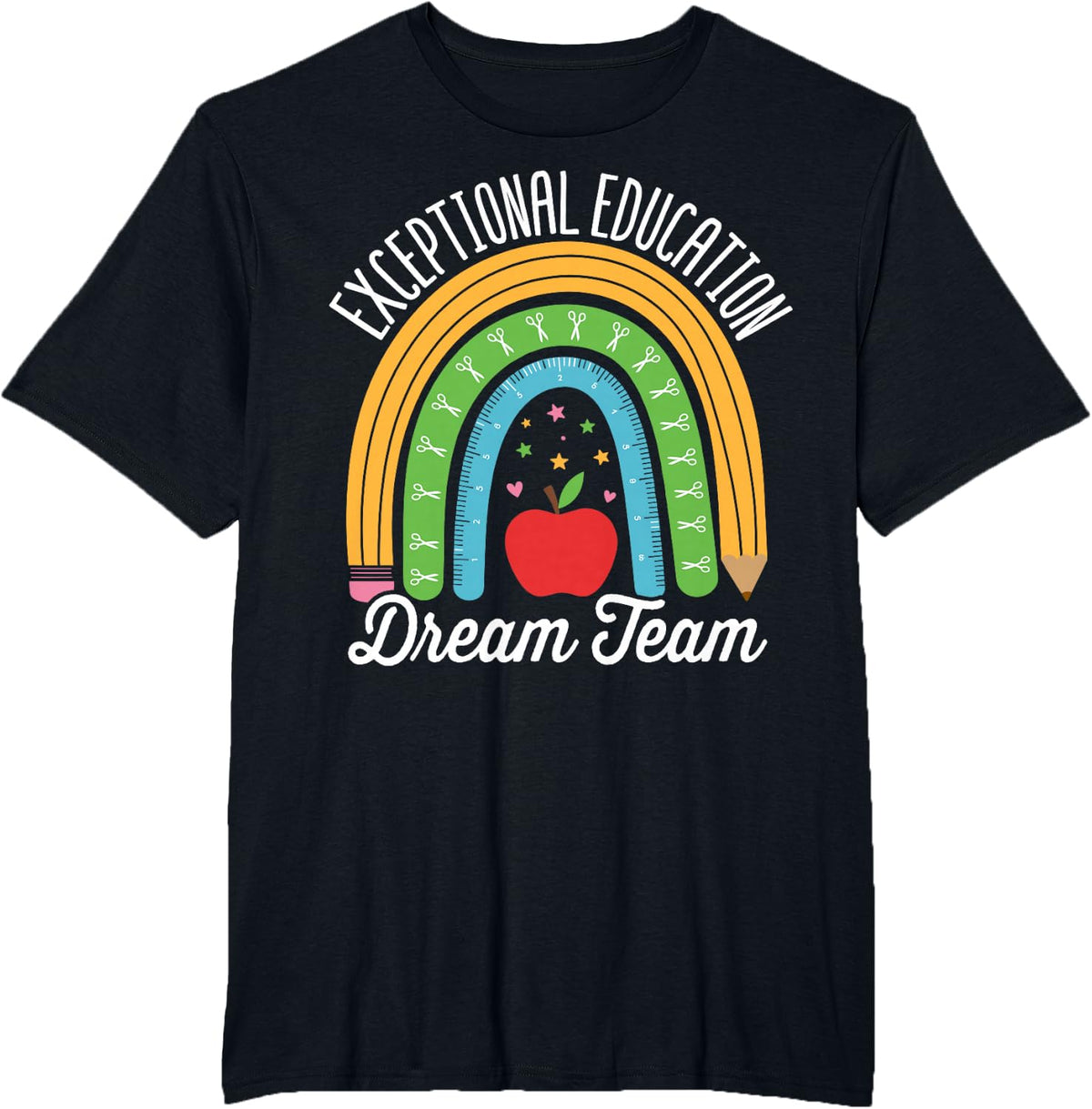 Exceptional Education Dream Team - SPED Teacher Gifts T-Shirt - Black