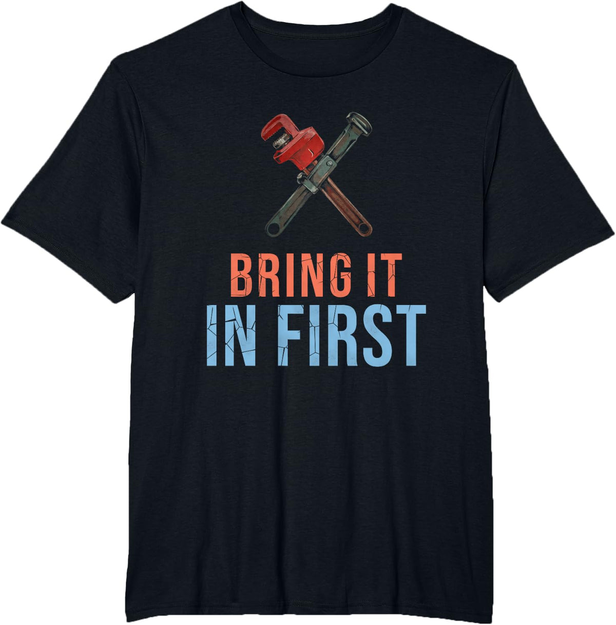 Bring It in First Mechanic Repair Garage Gift T-Shirt - Black