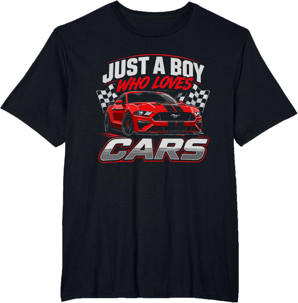 Cars Auto Vehicles Driving Speed Racing Passion Performance T-Shirt - Black