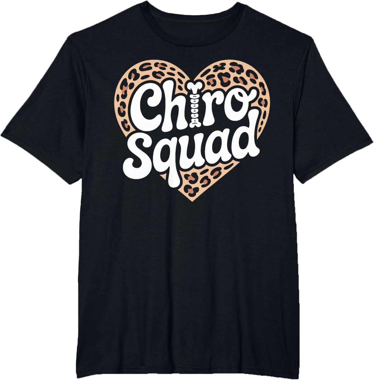 Chiro Squad Chiropractor Chiropractic Assistant T-Shirt - Black