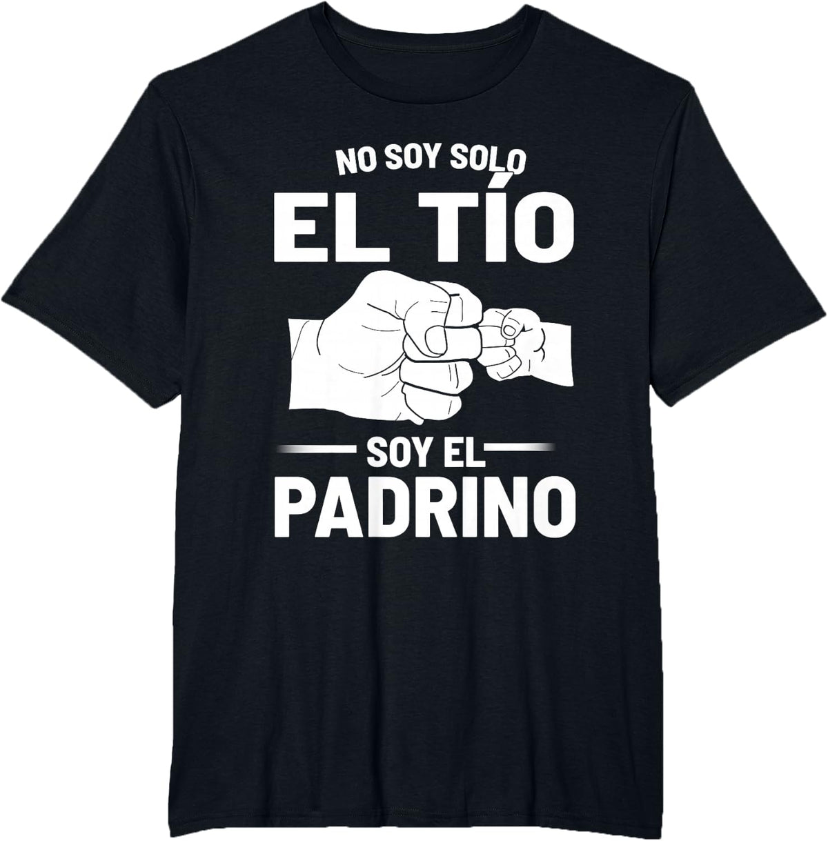 No Soy Solo El Tio Soy El Padrino T-Shirt - Black