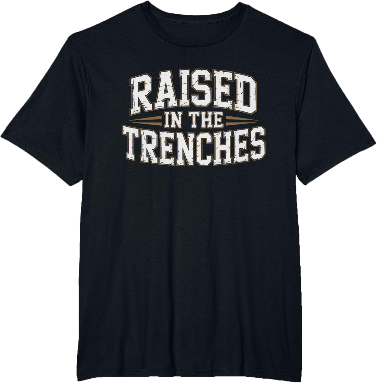 Lineman Mom Football Humor Trenches O Line Pride T-Shirt - Black