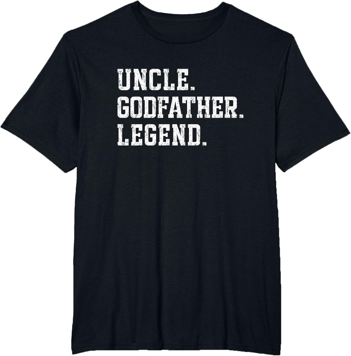 Uncle Godfather Legend T-Shirt - Black