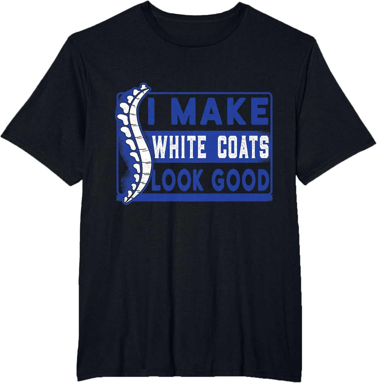 Chiropractic study white coat ceremony chiropractor student T-Shirt - Black