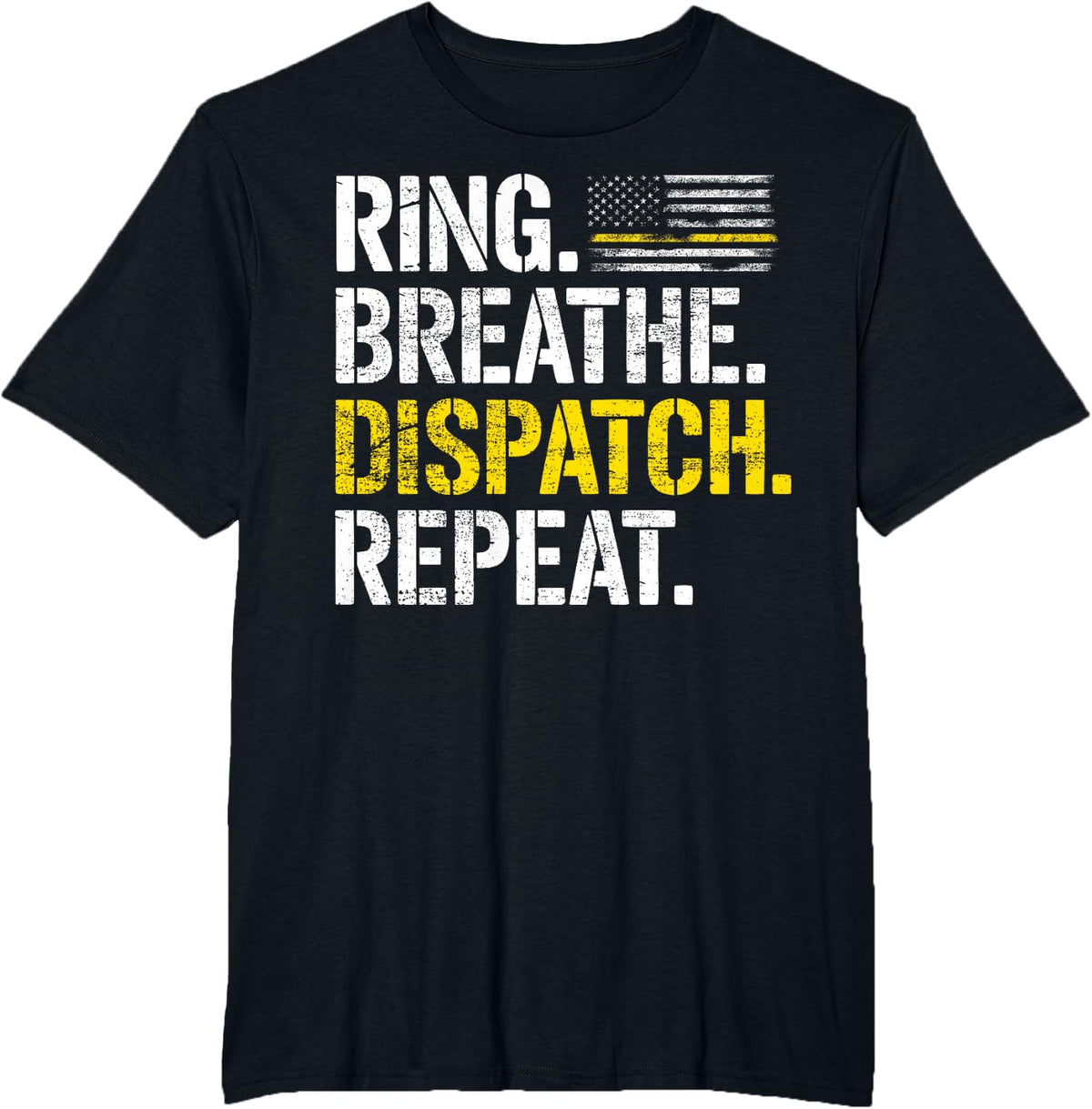 911 Dispatch Team Emergency Call Taker 911 Shift T-Shirt - Black