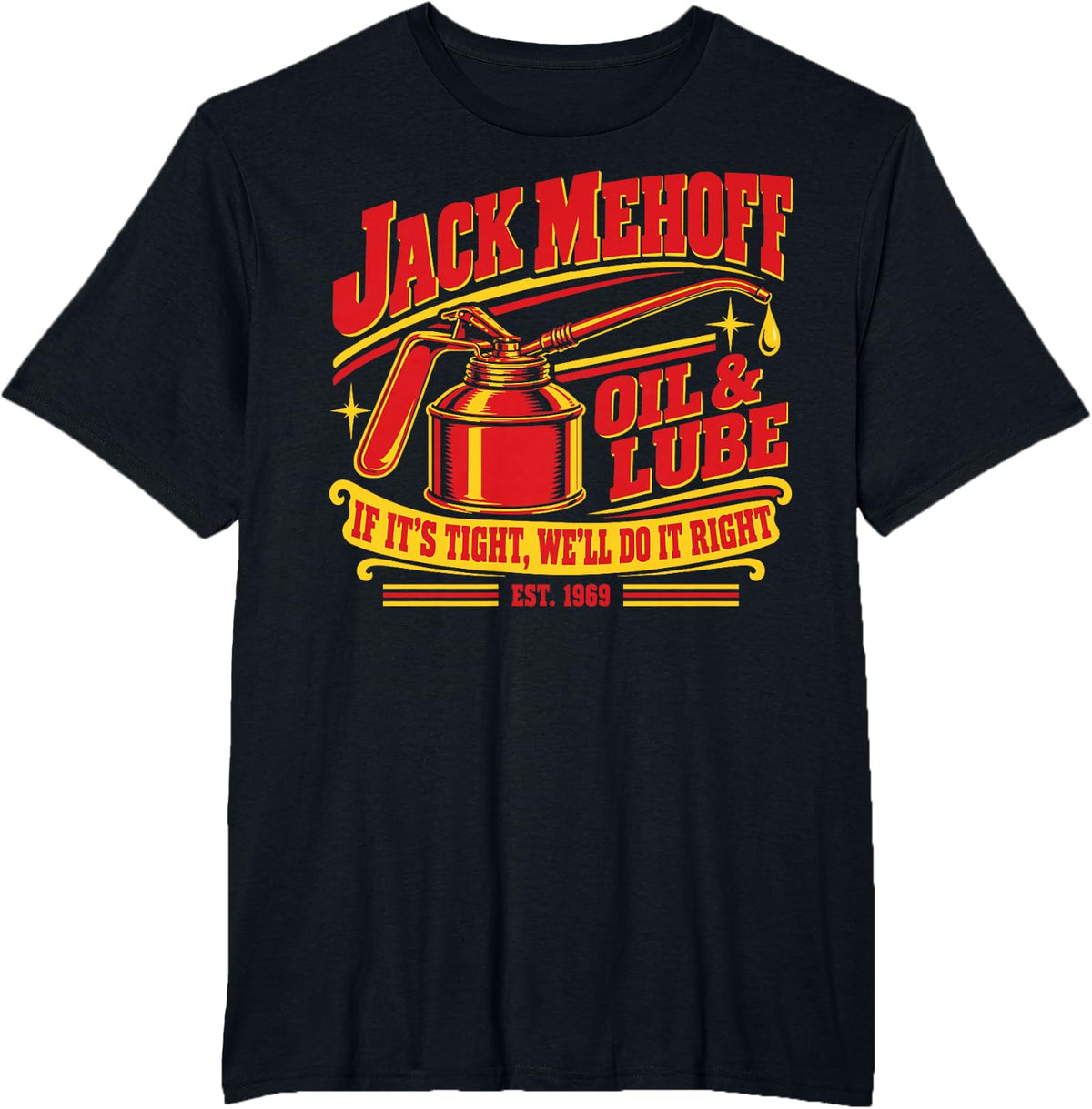Jack Mehoff Funny Adult Humor Innuendo Inappropriate Gag T-Shirt - Black