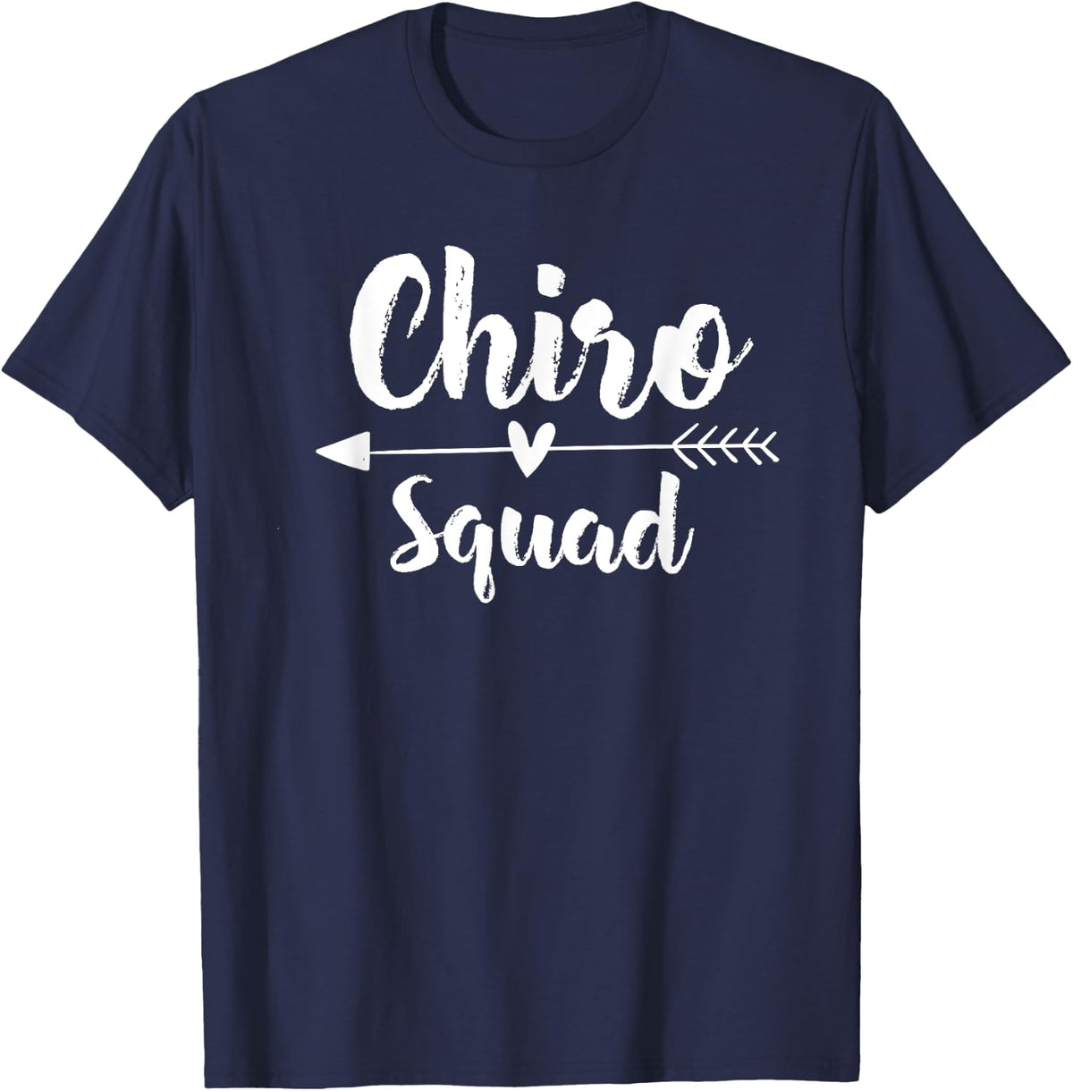 Chiro Squad Back Spine Tees Subluxation Chiropractor Gift T-Shirt - Navy Blue