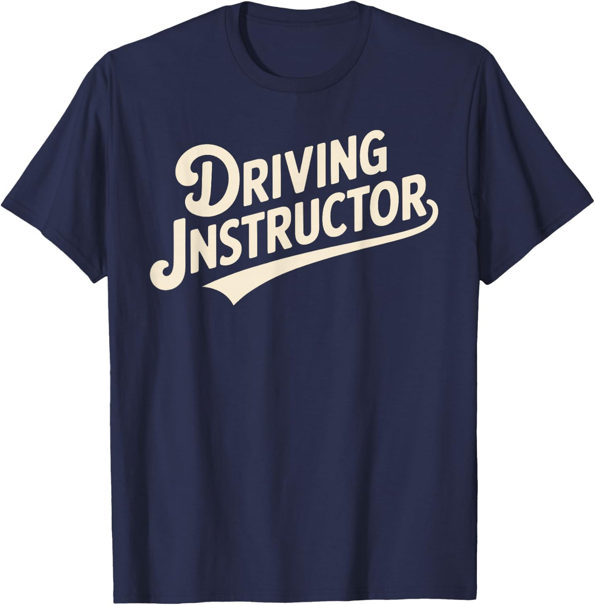 Driving Instructor Design for Men Women Kids Driving Lesson T-Shirt - Navy Blue