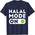 Halal Mode On Ramadan Kareem Muslim Islam T-Shirt - Navy Blue