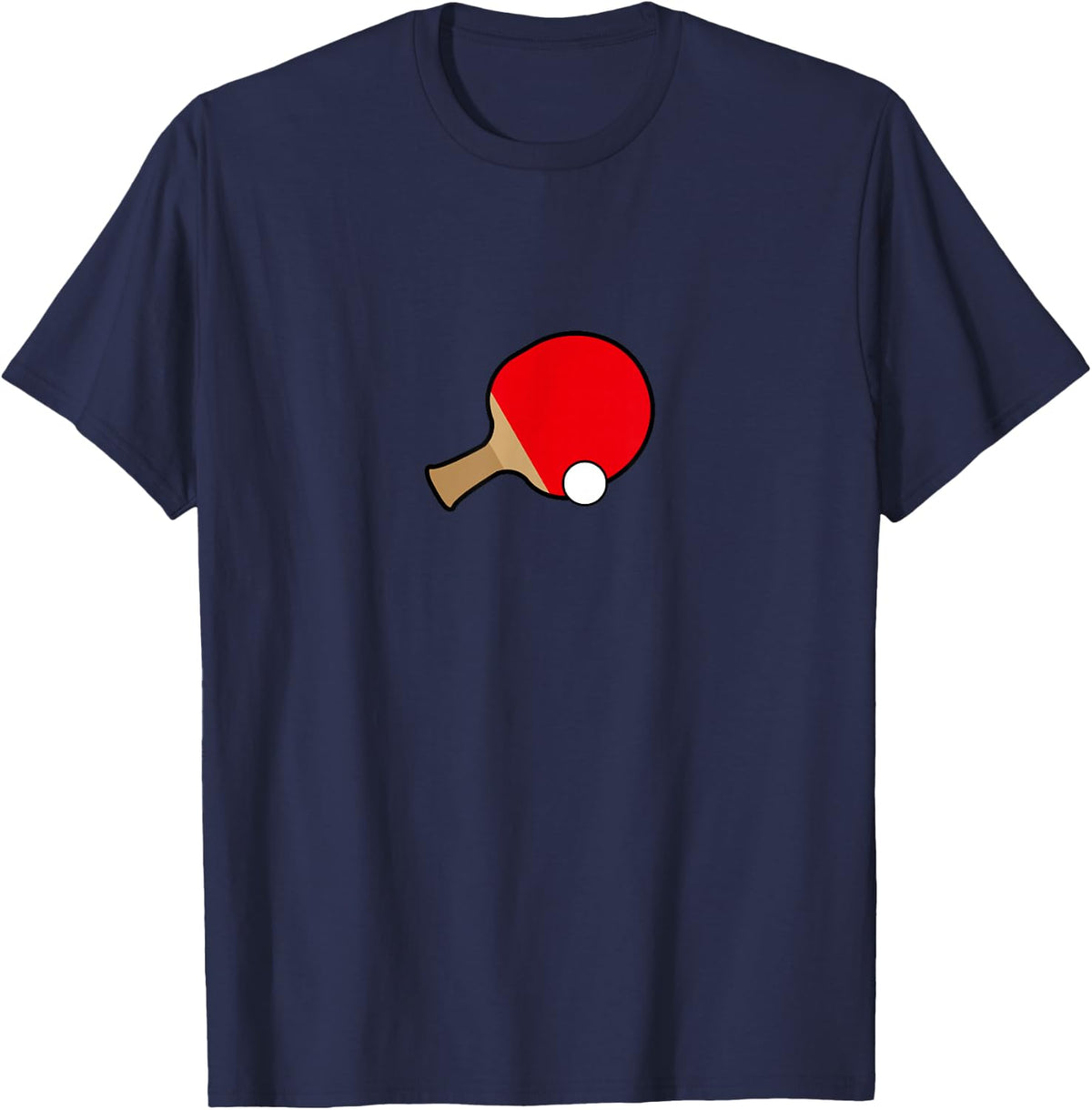 Ping Pong Table Tennis Player T-Shirt - Navy Blue