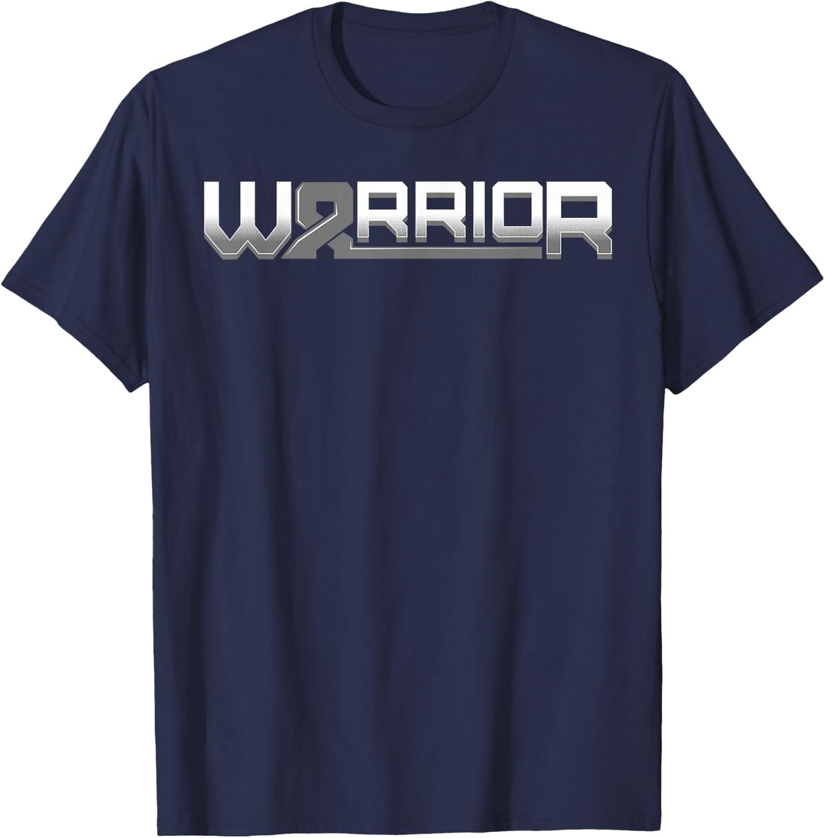 Parkinsons Warrior Degenerative Disorder Gray Dementia Gift T-Shirt - Navy Blue