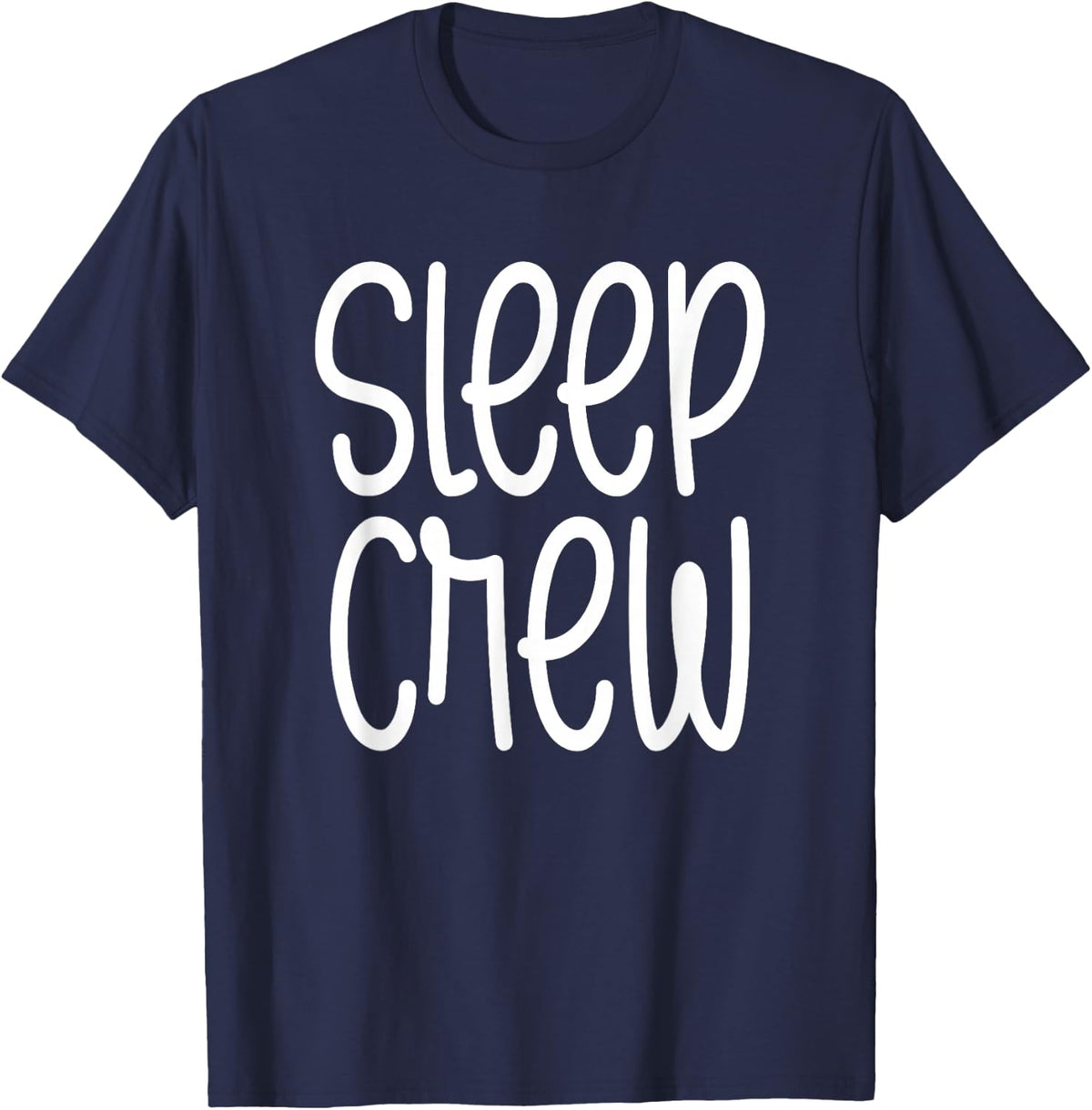 Sleep Crew Polysomnographer Sleep Lab Respiratory Therapist T-Shirt - Navy Blue