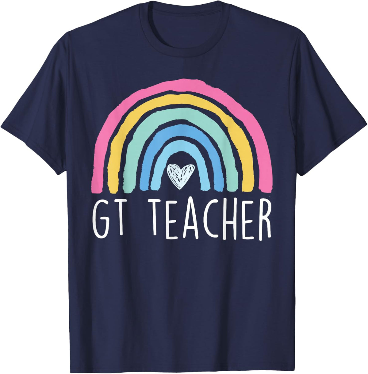 GT Teacher Gifted And Talented Teacher Team Education SPED T-Shirt - Navy Blue