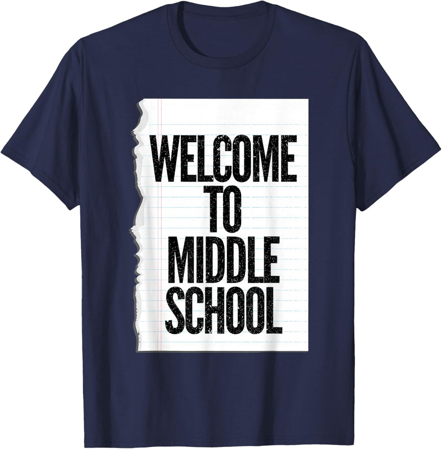Middle School Back To School Teacher Principal Apparel Gift T-Shirt - Navy Blue