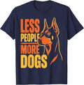 Funny Doberman Owner Mom Dad Doberman Pinscher Lover T-Shirt - Navy Blue