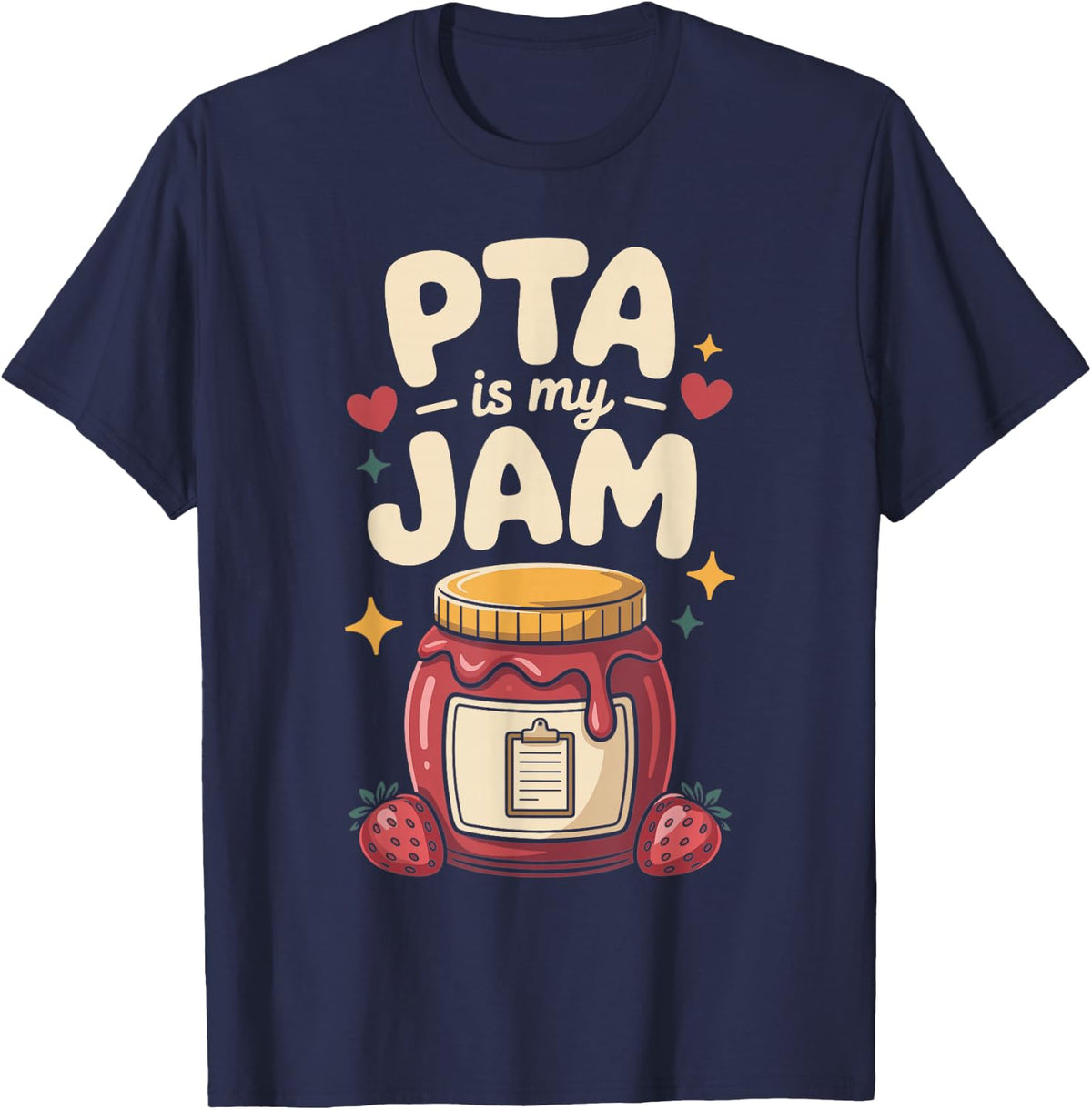 PTA is My Jam Physical Therapist Assistant Rehabilitation T-Shirt - Navy Blue