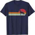 Dobie Dobermann Silhouette Sunset for Dog Owners T-Shirt - Navy Blue