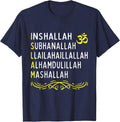 Islam Islamic Subhanallah Mashallah Religion Quran T-Shirt - Navy Blue