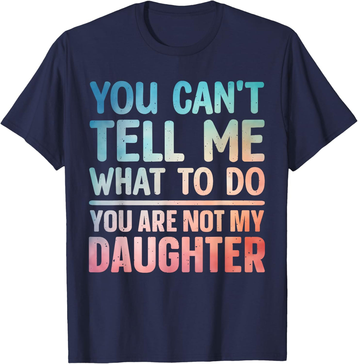 Funny Dad Design for Father Daddy Papa Men from Daughter Dad T-Shirt - Navy Blue