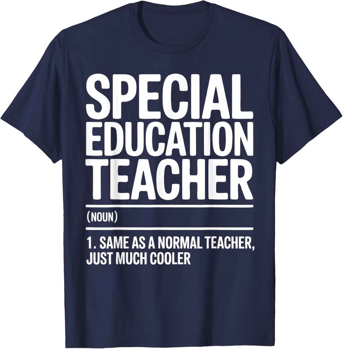 Special Education Teacher Inclusion SPED T-Shirt - Navy Blue