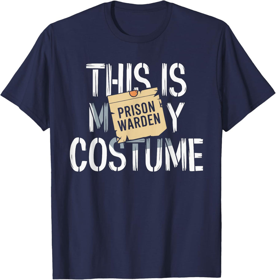 Correctional Officer Jail Prison Guard Prison Warden T-Shirt - Navy Blue