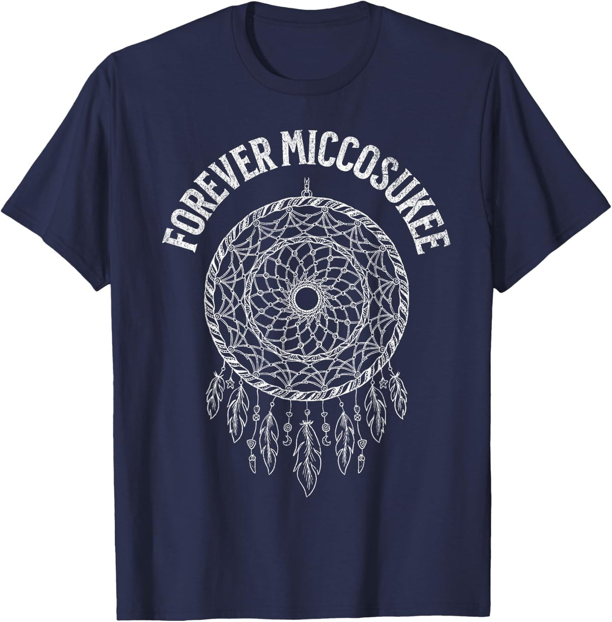 Forever Miccosukee Native American Heritage Month T-Shirt - Navy Blue