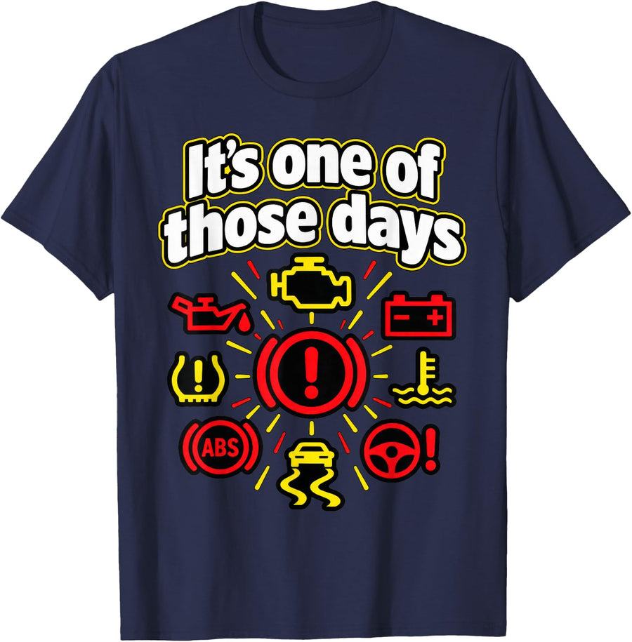 Garage Life and Auto Mechanic Humor T-Shirt - Navy Blue