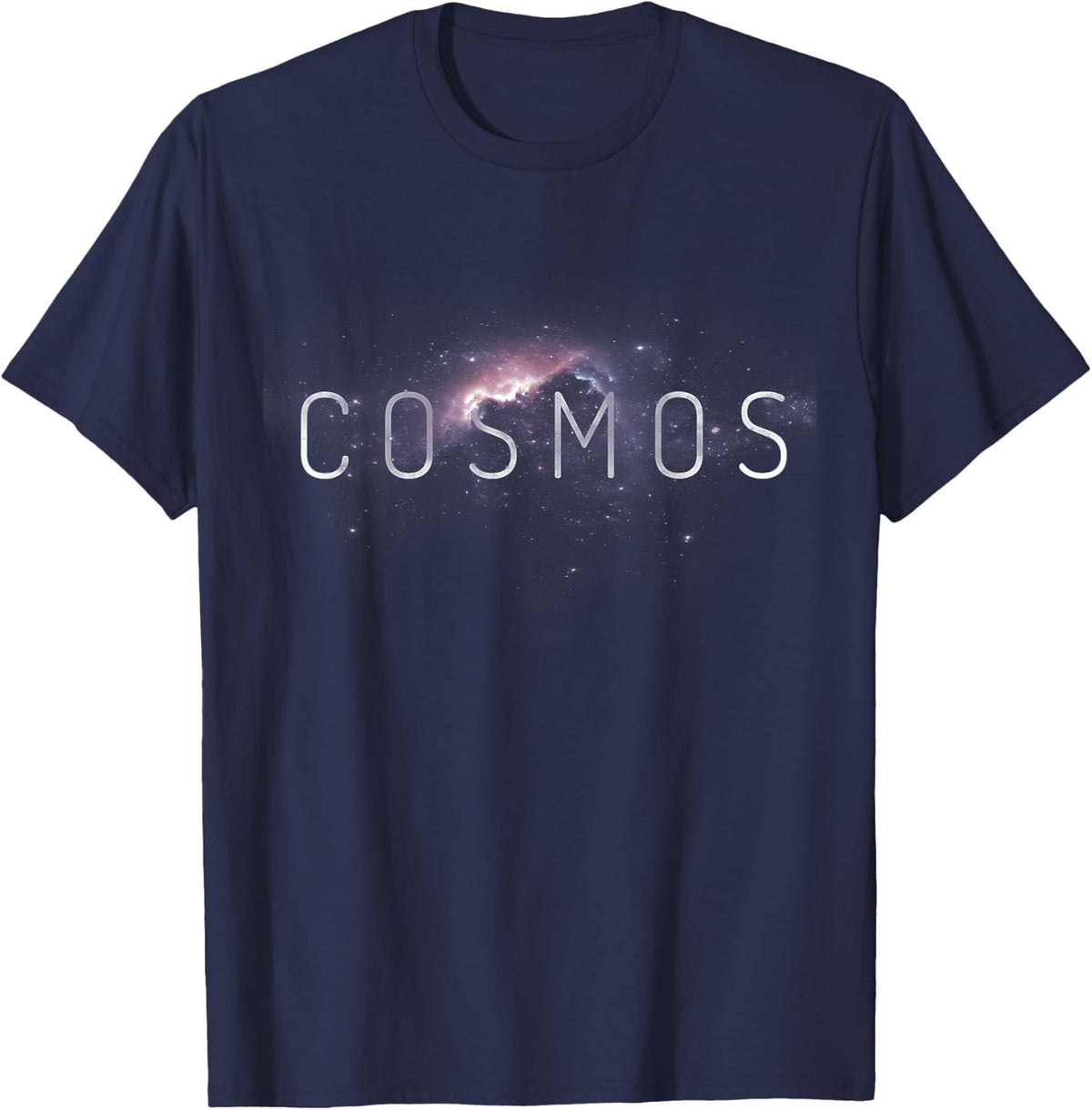 Cosmos Universe Cool Science Space Lover Christmas Gift T-Shirt - Navy Blue